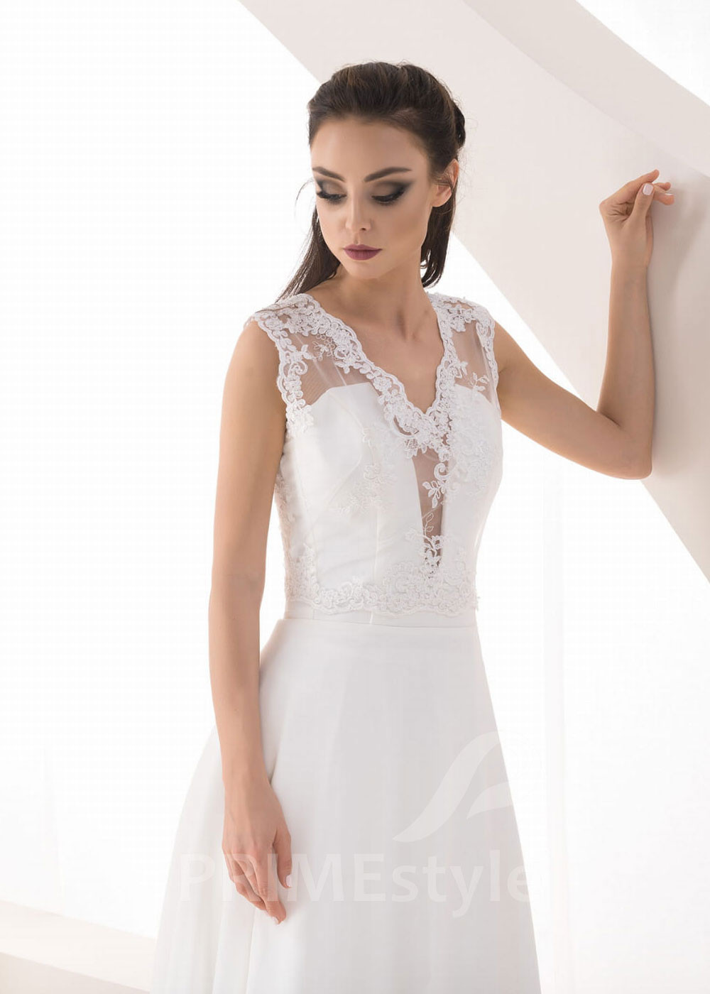 Čipkované svadobné bolerko LB-128