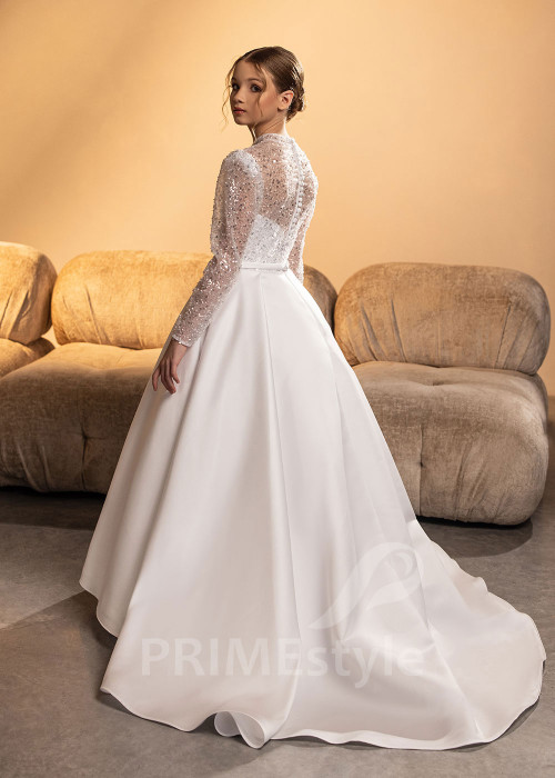 Luxusné šaty na prvé sväté prijímanie LVK004 2