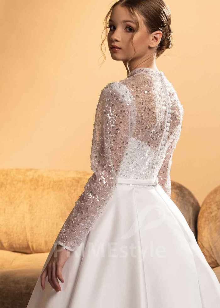 Luxusné šaty na prvé sväté prijímanie LVK004