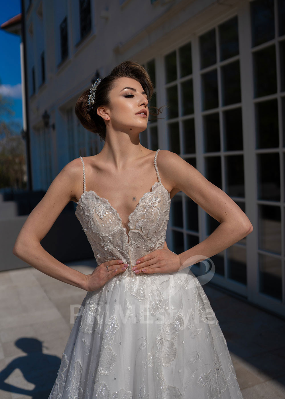 Celočipkované svadobné šaty na...