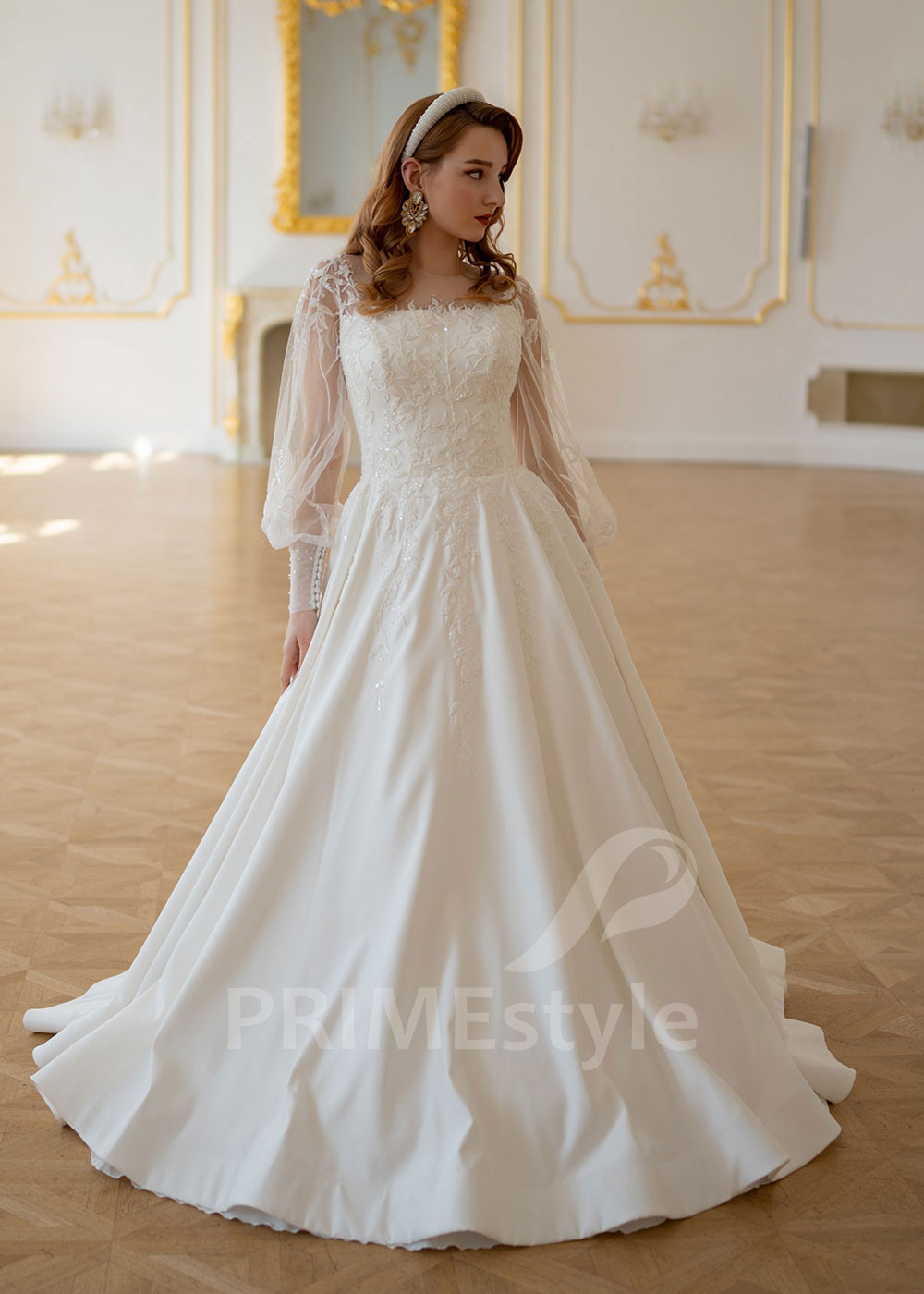 Luxusné čipkované svadobné šaty Ramona