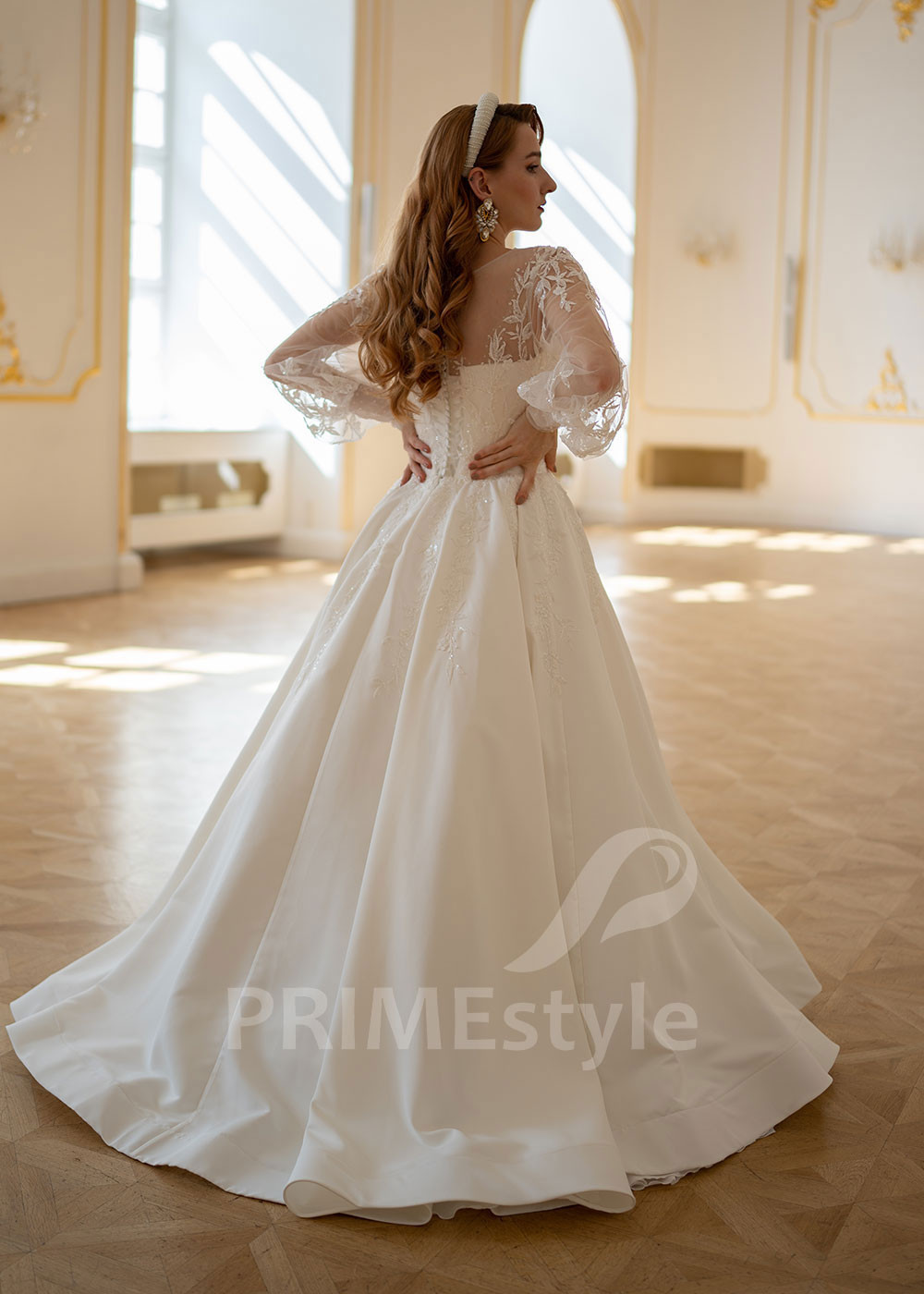 Luxusné čipkované svadobné šaty Ramona