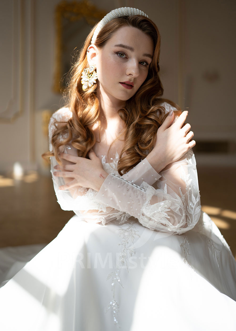 Luxusné čipkované svadobné šaty Ramona