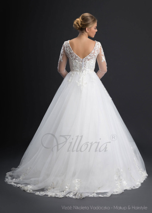 Luxusné čipkované svadobné šaty Terra 2