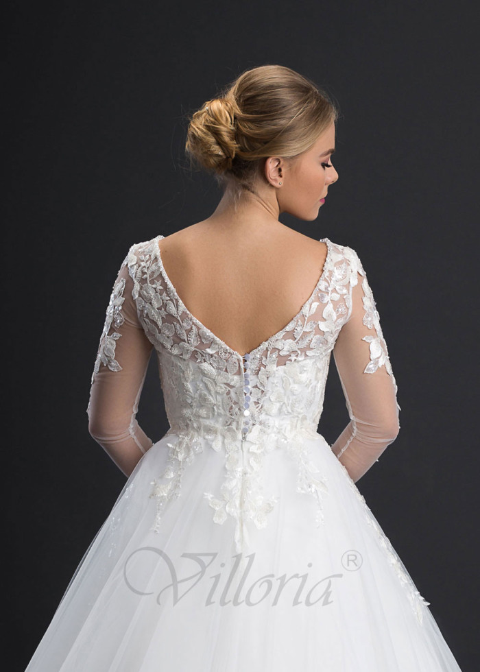 Luxusné čipkované svadobné šaty Terra