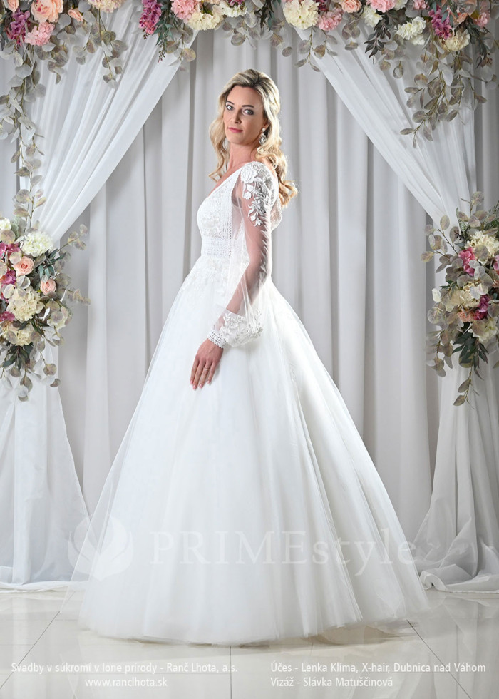 Čipkované svadobné šaty Diodora