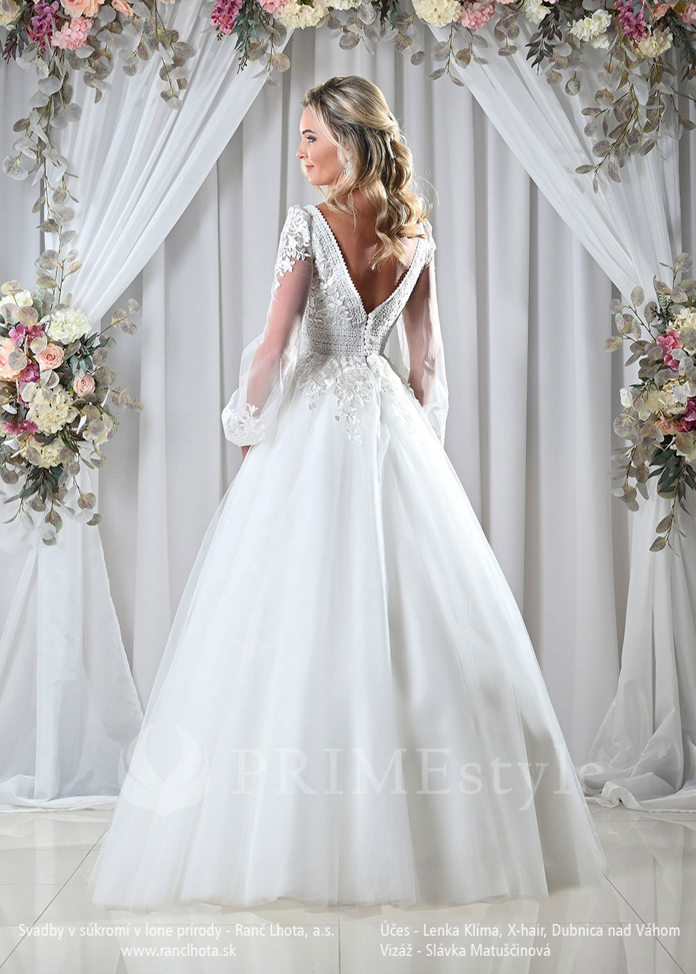 Čipkované svadobné šaty Diodora