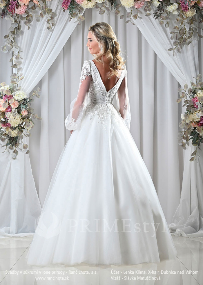 Čipkované svadobné šaty Diodora