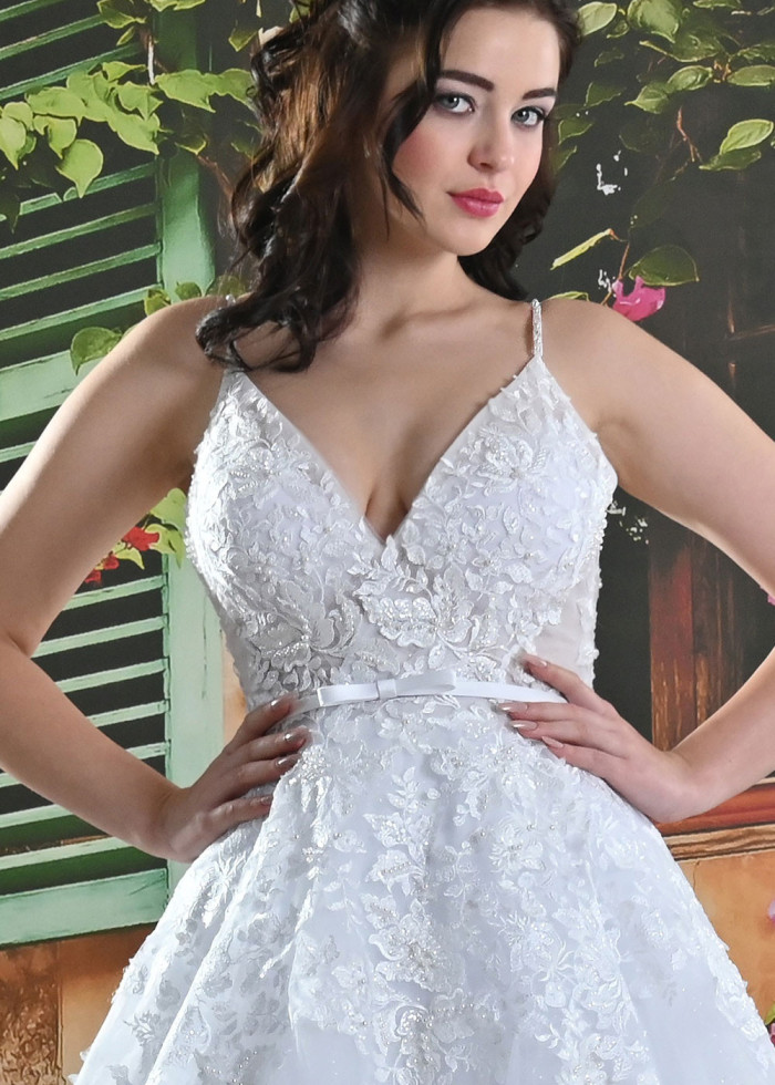 Luxusné svadobné šaty na ramienka Destiny