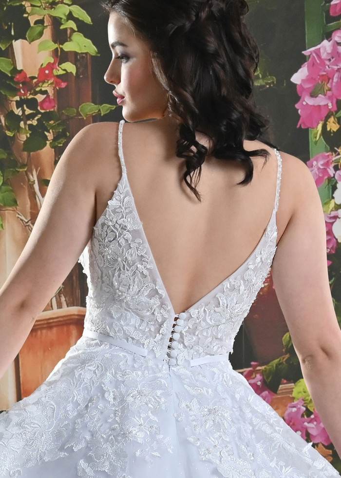 Luxusné svadobné šaty na ramienka Destiny