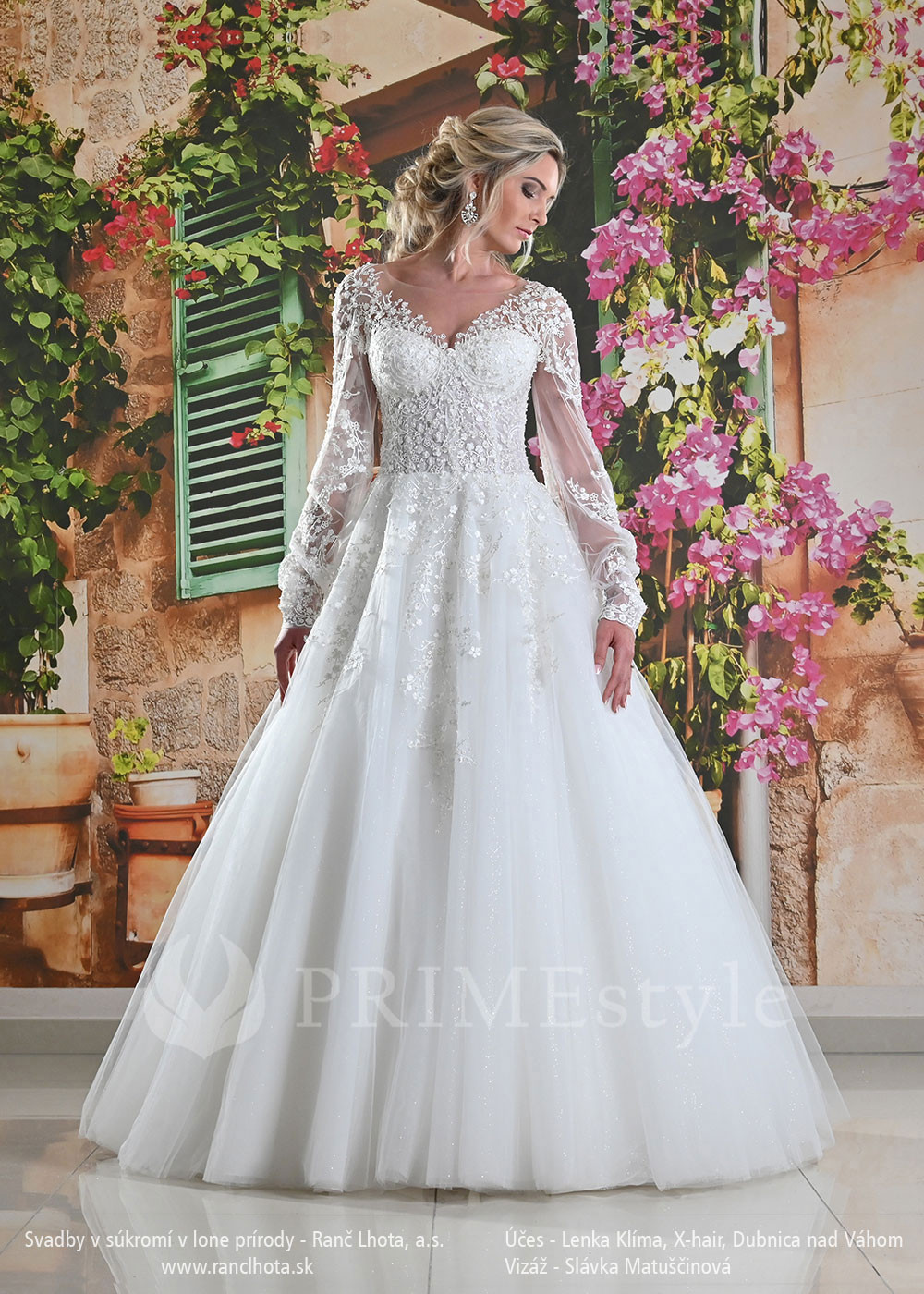 Luxusné čipkované svadobné šaty Dolores