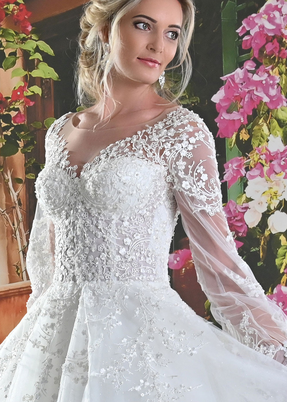 Luxusné čipkované svadobné šaty Dolores