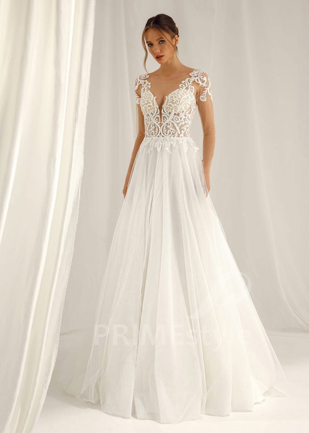 Elegantné tylové svadobné šaty Liza