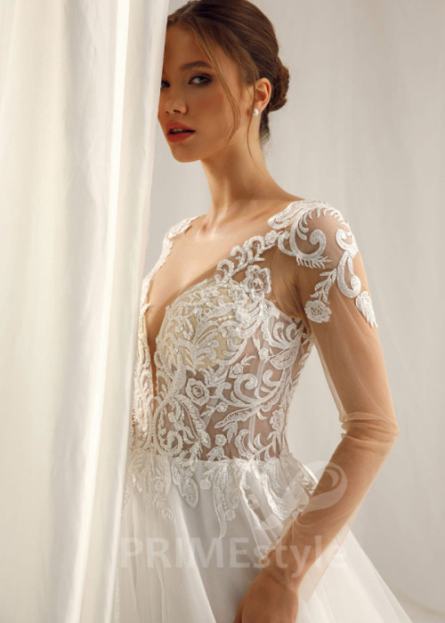 Elegantné tylové svadobné šaty Liza 2