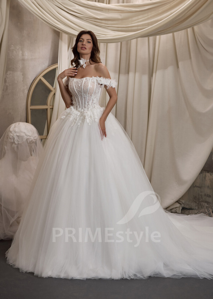 Princeznovské svadobné šaty LC2804