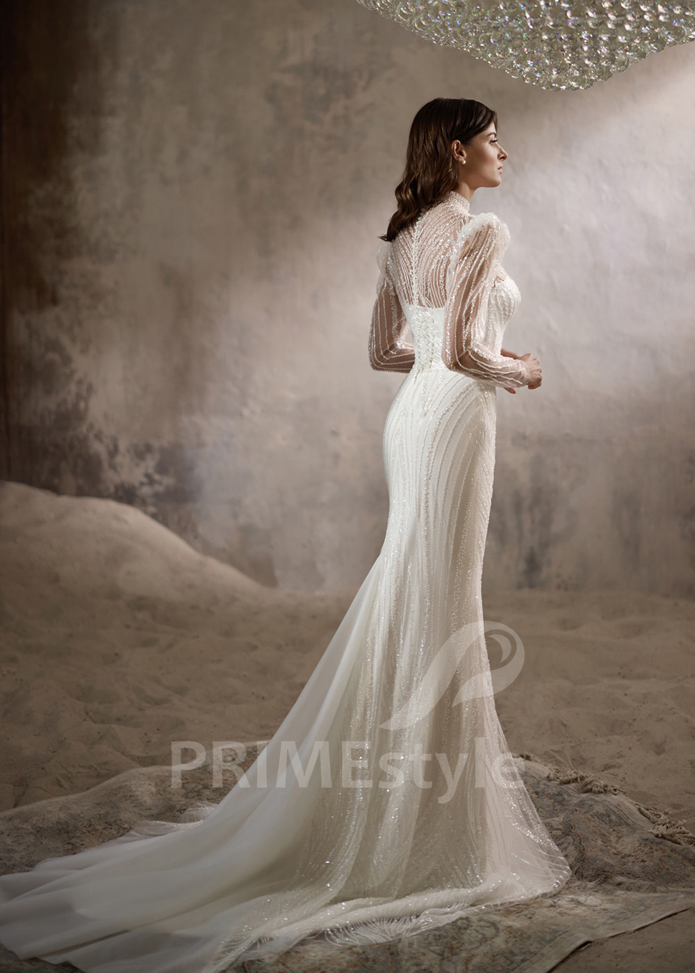 Luxusné svadobné šaty s odopínateľnou...