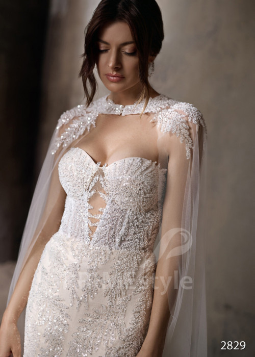 Luxusné svadobné šaty morská panna LC2829 2