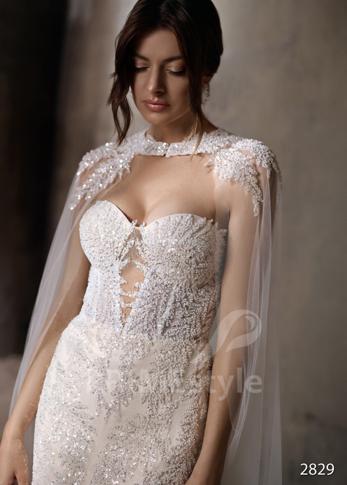 Luxusné svadobné šaty morská panna LC2829