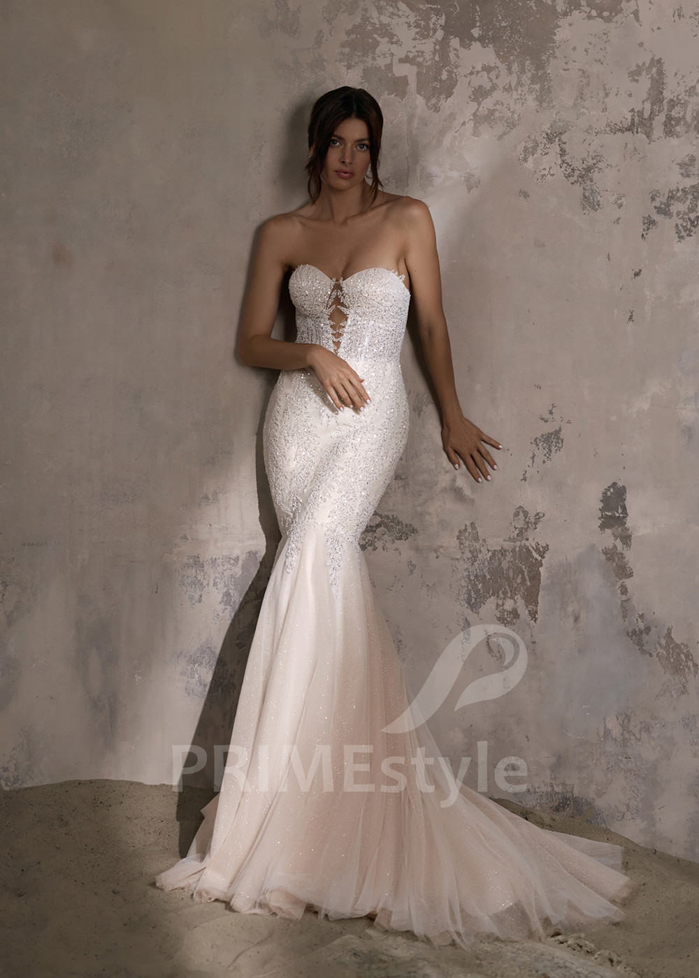 Luxusné svadobné šaty morská panna...