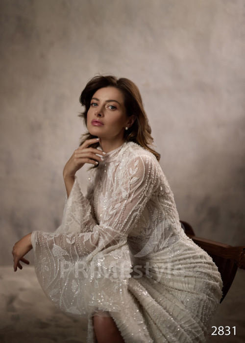 Exkluzívne priliehavé svadobné šaty LC2831 2