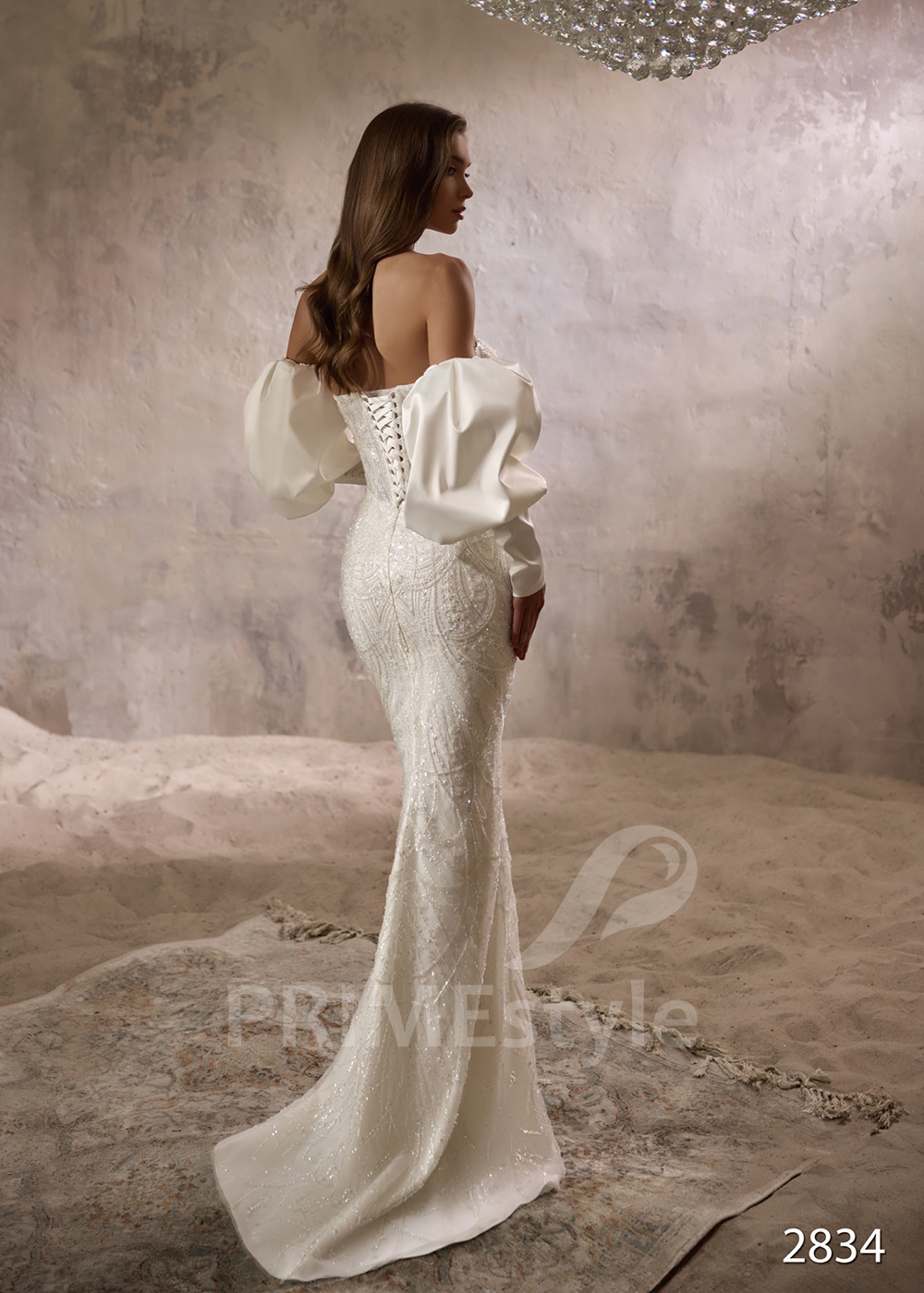 Luxusné celočipkované svadobné šaty...