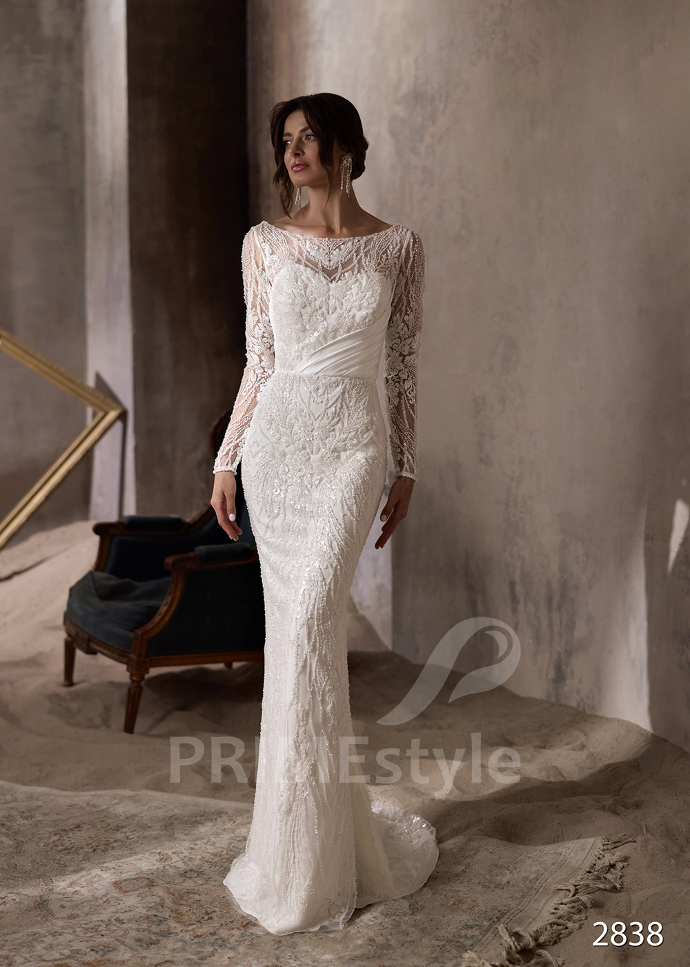 Luxusné svadobné šaty s odopínateľnou...